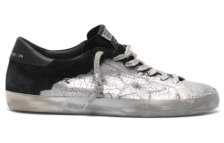 Golden Goose Super-Star 'Black White Crackled Leather' 圖 2