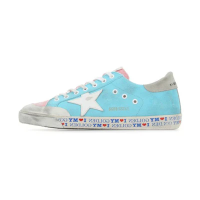 Golden Goose Super-Star 'Blue Trendy Low-Top'
