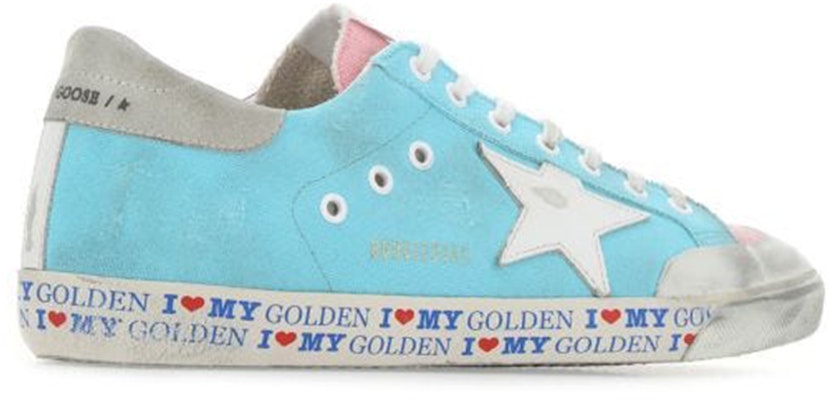 Golden Goose Super-Star 'Blue Trendy Low-Top' GMF00107.F001238.50593 Lookbook Golden Goose Super-Star 'Blue Trendy Low-Top' GMF00107.F001238.50593