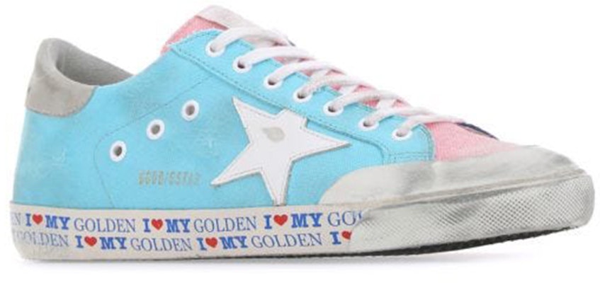 Golden Goose Super-Star 'Blue Trendy Low-Top' GMF00107.F001238.50593 Shop Golden Goose Super-Star 'Blue Trendy Low-Top' GMF00107.F001238.50593