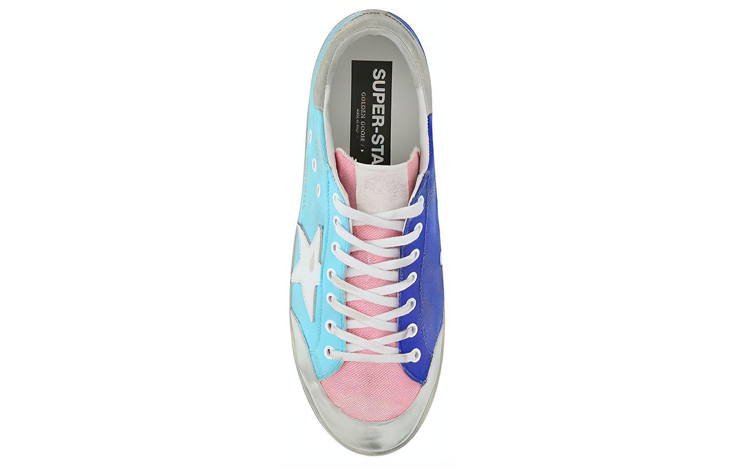Purchase Golden Goose Super-Star 'Blue Trendy Low-Top' GMF00107.F001238.50593