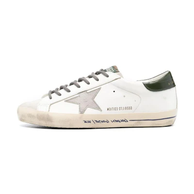 Golden Goose Super-Star 'Chalk White Distressed'
