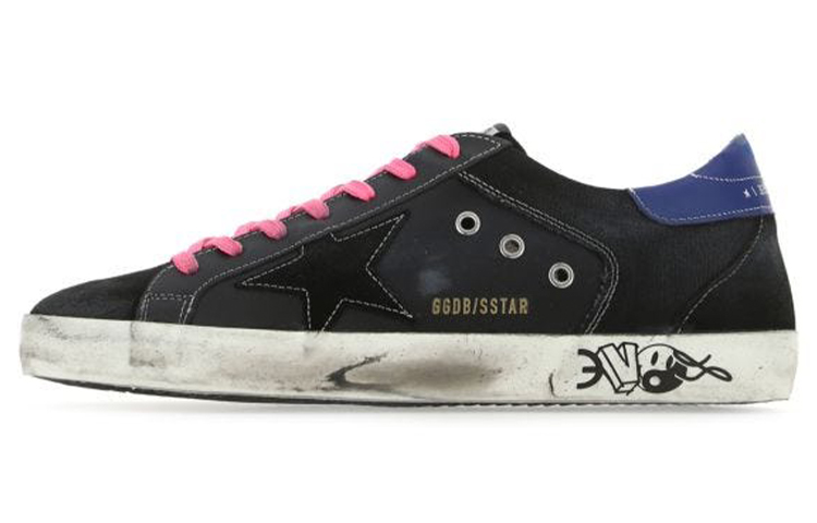 Golden Goose Super-Star 'Distressed Black'