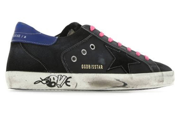 Golden Goose Super-Star 'Distressed Black' 圖 3