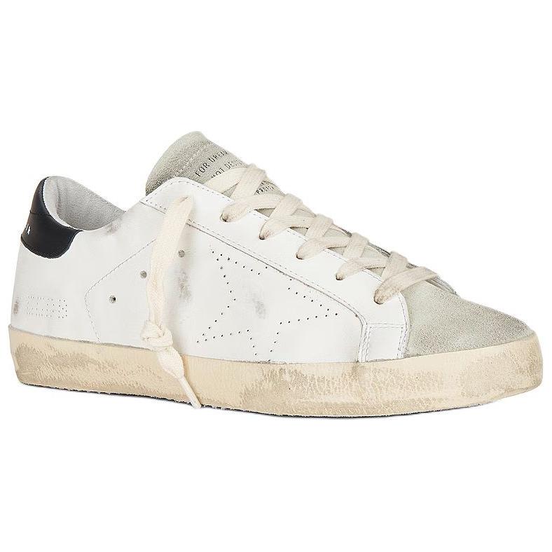 Lookbook Golden Goose Super-Star 'Negro Blanco Desgastado' GMF00105.F003347.10220