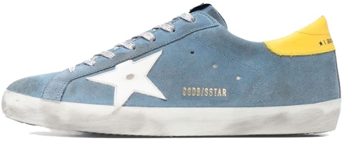 Golden Goose Super-Star 'Distressed Blue White Yellow' GMF00101.F001068.50587 Golden Goose Super-Star 'Distressed Blue White Yellow' GMF00101.F001068.50587