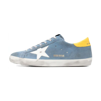 Golden Goose Super-Star 'Distressed Blue White Yellow'