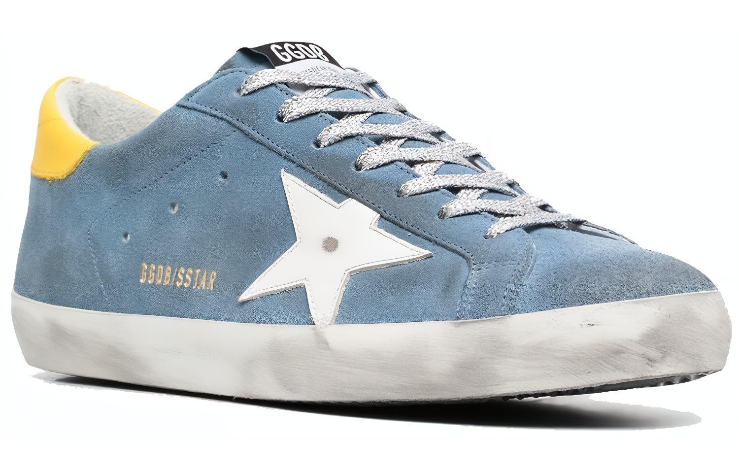 Golden Goose Super-Star 'Distressed Blue White Yellow' 圖 2
