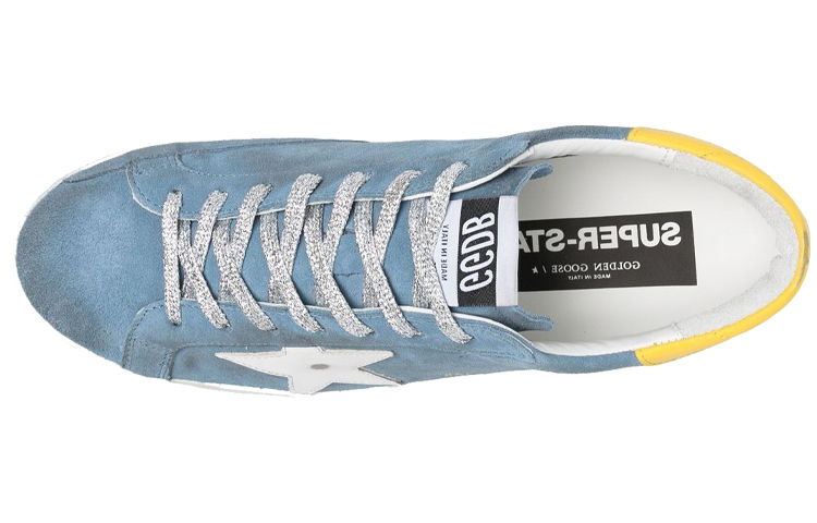 Golden Goose Super-Star 'Distressed Blue White Yellow' 圖 3