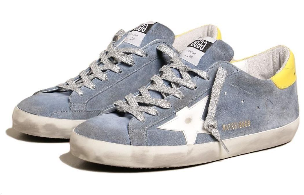 Golden Goose Super-Star 'Distressed Blue White Yellow' 圖 4