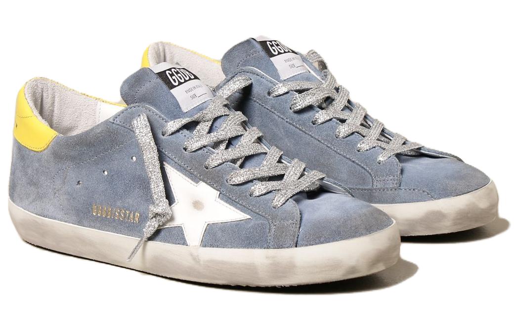 Golden Goose Super-Star 'Distressed Blue White Yellow' 圖 5
