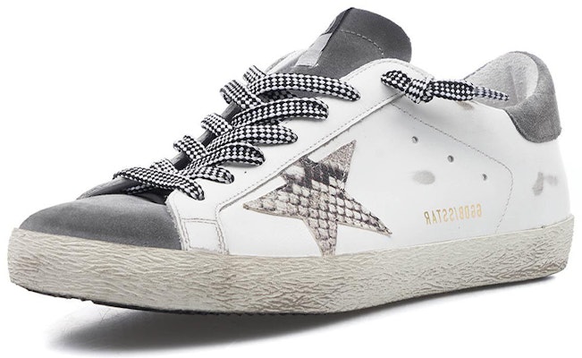 Golden Goose Super-Star 'Distressed Grey White' GMF00101.F002045.10772 Lookbook Golden Goose Super-Star 'Distressed Grey White' GMF00101.F002045.10772