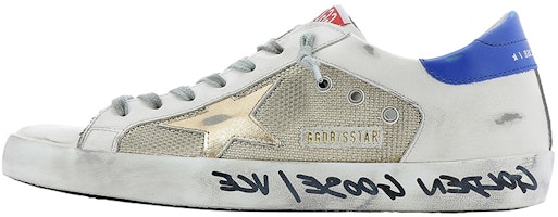 Golden Goose Super-Star 'Distressed Light Grey Blue' GMF00103.F002082.15312 Golden Goose Super-Star 'Distressed Light Grey Blue' GMF00103.F002082.15312