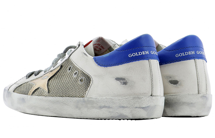 Shop Golden Goose Super-Star 'Kelabu Muda Biru Usang' GMF00103.F002082.15312