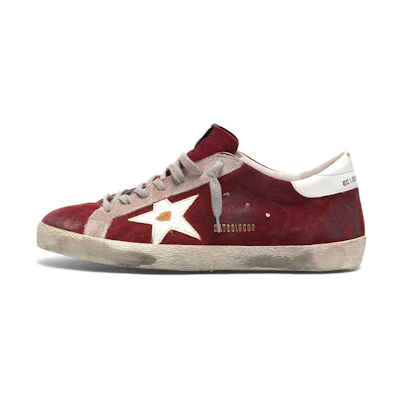 Golden Goose Super-Star 'Distressed Red White'