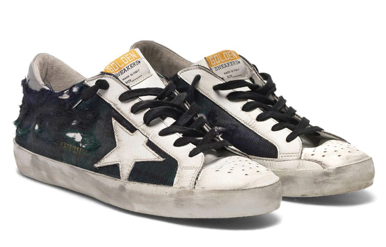 Golden Goose Super-Star 'Distressed Suede Black White' 圖 3