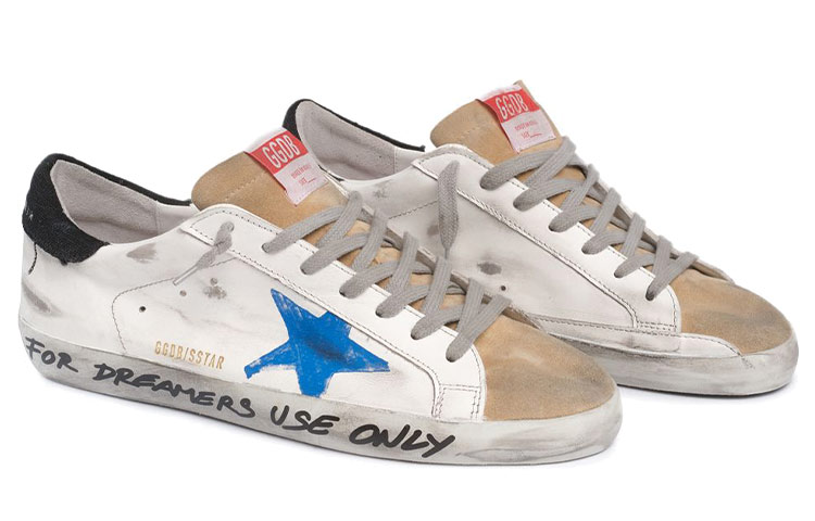 Golden Goose Super-Star 'Distressed White Blue' 圖 4