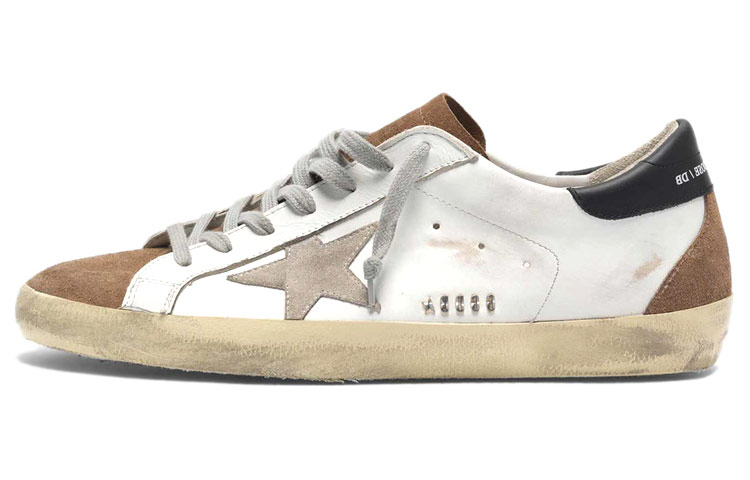 Golden Goose Super-Star 'Distressed White Brown'