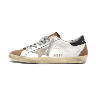 Golden Goose Super-Star 'Distressed White Brown'