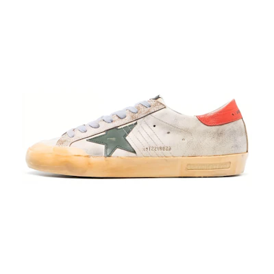 Golden Goose Super-Star 'Distressed White Green'