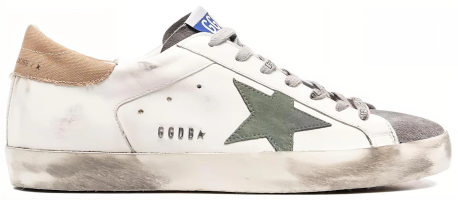 Golden Goose Super-Star ''Versleten Wit Groen'' GMF00103.F002538.81526 Order Golden Goose Super-Star ''Versleten Wit Groen'' GMF00103.F002538.81526