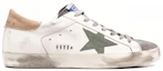 Order Golden Goose Super-Star ''Versleten Wit Groen'' GMF00103.F002538.81526