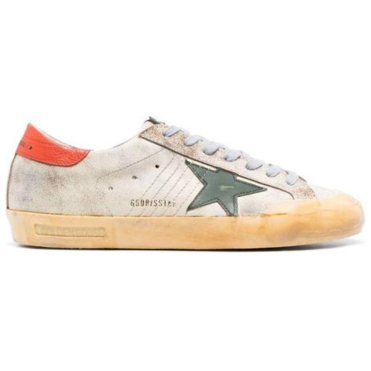 Golden Goose Super-Star 'Distressed White Green' 圖 2