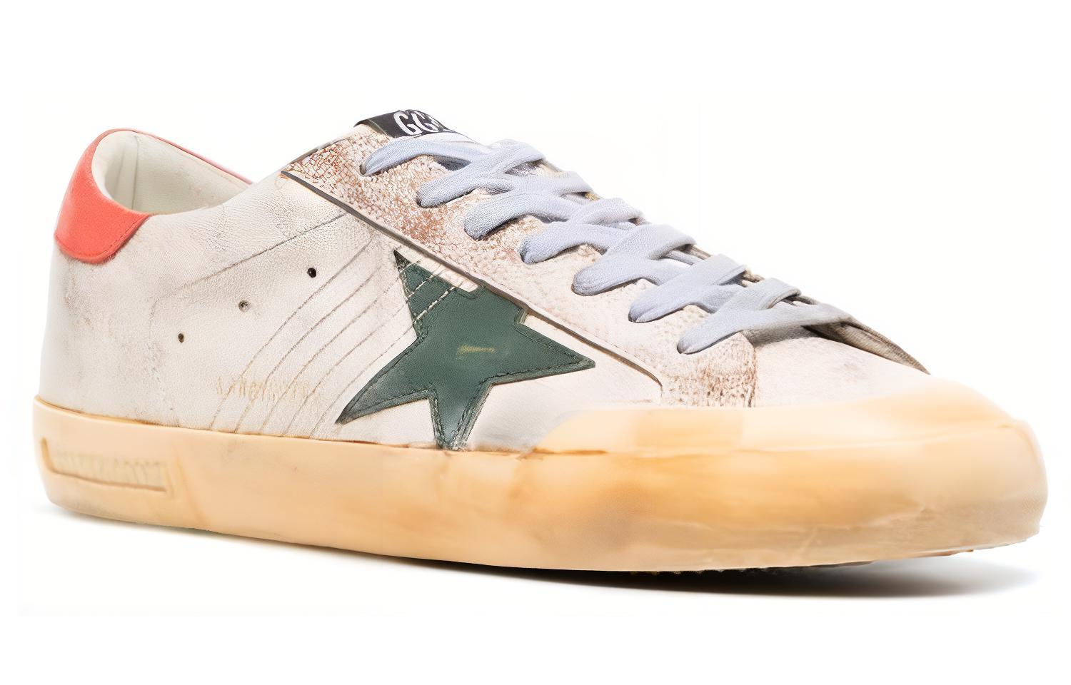 Golden Goose Super-Star 'Distressed White Green' 圖 3