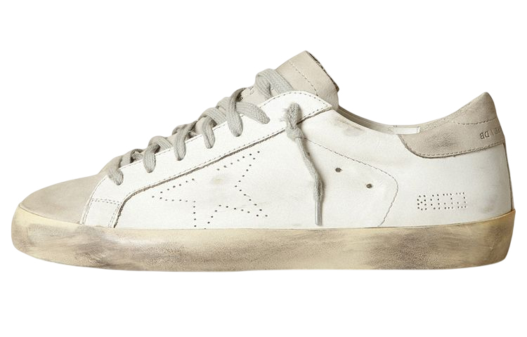 Golden Goose Super-Star 'Distressed White Grey' GMF00105.F002942.10276