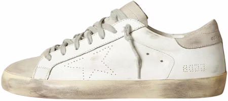 Golden Goose Super-Star 'Distressed White Grey' GMF00105.F002942.10276 Golden Goose Super-Star 'Distressed White Grey' GMF00105.F002942.10276