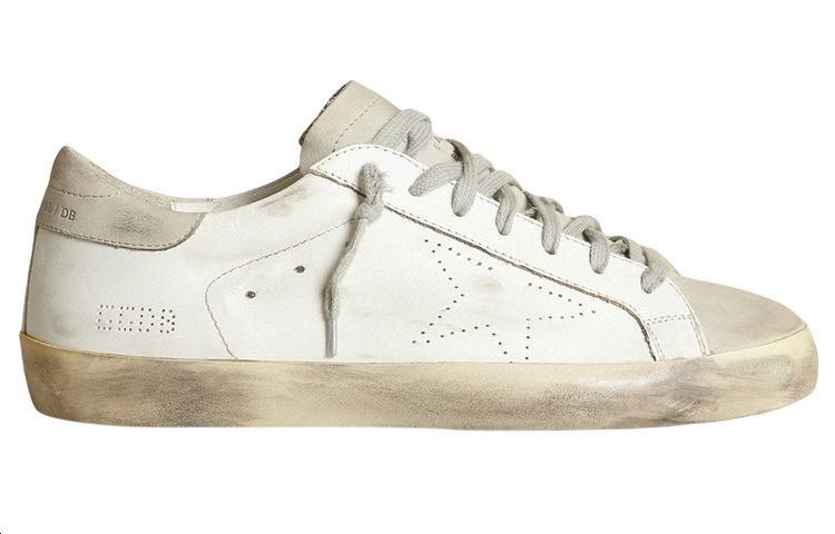 Order Golden Goose Super-Star “做旧白灰” حمل 运动鞋 GMF00105.F002942.10276