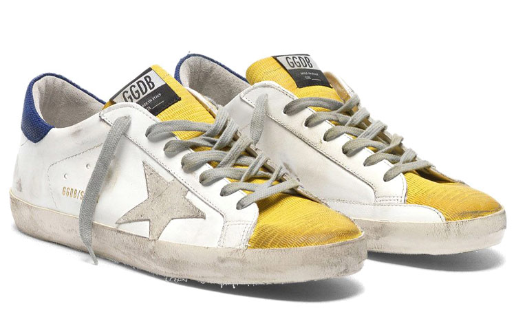 Golden Goose Super-Star 'Distressed White Yellow Blue' 圖 3
