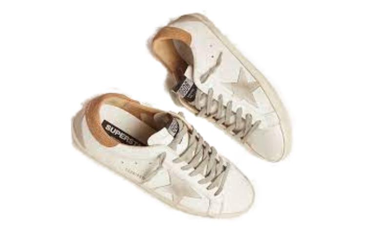 Golden Goose Super-Star 'Distressed White Yellow Lizard-Print Heel' 圖 4