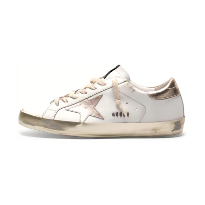 Golden Goose Super-Star 'Gold Star White & Gold Distressed'