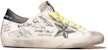 Golden Goose Super-Star 'Graffiti Hitam Putih Bergaya Distressed' GMF00101.F000300.10220
