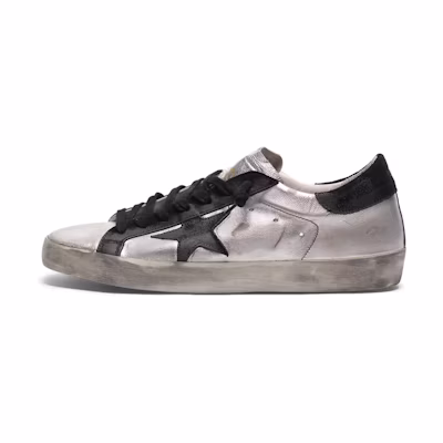 Golden Goose Super-Star 'Grey Black Star'