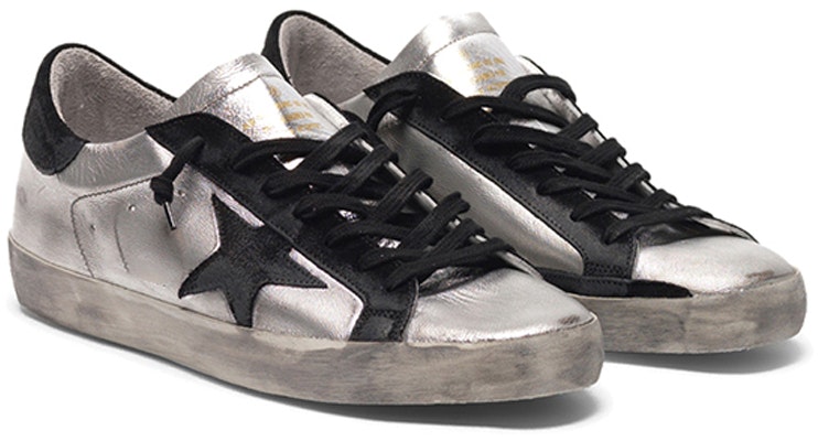 Golden Goose Super-Star 'Estrella Negra y Gris' GCOMS590.A8 Shop Golden Goose Super-Star 'Estrella Negra y Gris' GCOMS590.A8
