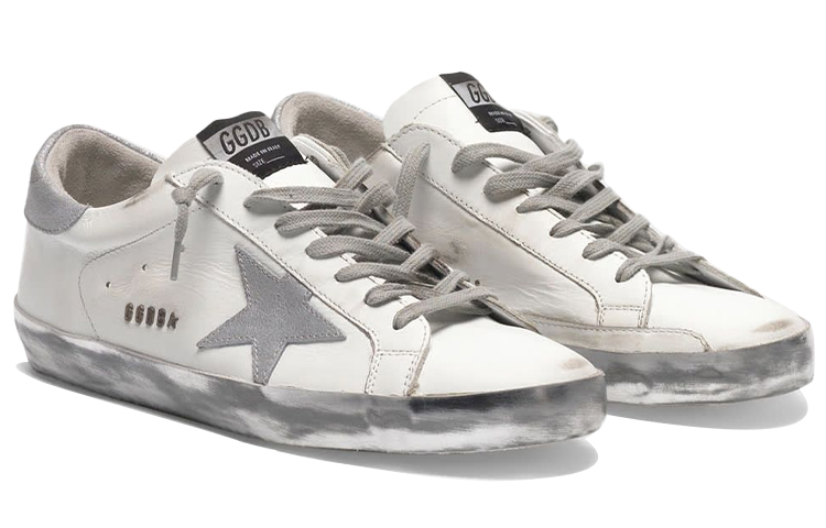 Lookbook 金鵝 超級明星 灰色星星 時尚板鞋 男款 白銀尾