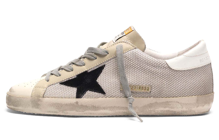 Golden Goose Super-Star 'Grey White Distressed'