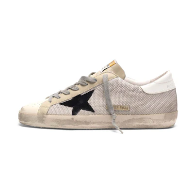 Golden Goose Super-Star 'Grey White Distressed'