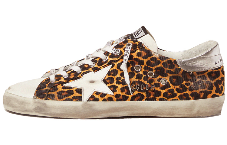 Golden Goose Super-Star 'Leopard Yellow White'