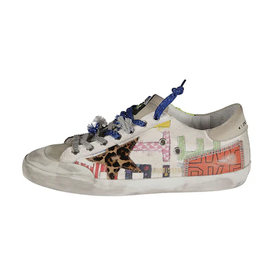 Golden Goose Super-Star 'Patchwork Canvas Dirty'
