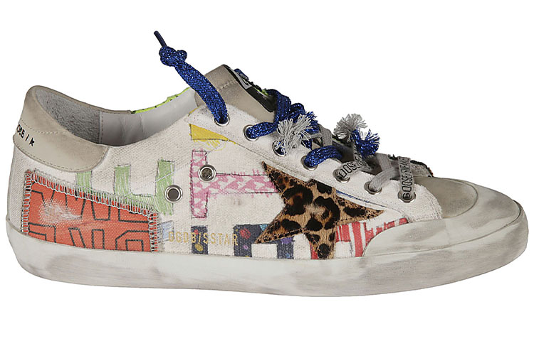 Golden Goose Super-Star 'Patchwork Canvas Dirty' 圖 2