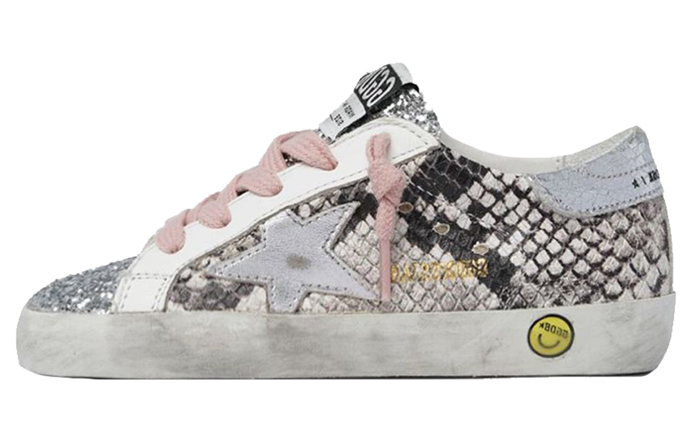 Golden Goose Super-Star 'Python Leather with Glitter Tongue'