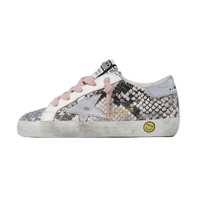 Golden Goose Super-Star 'Python Leather with Glitter Tongue'