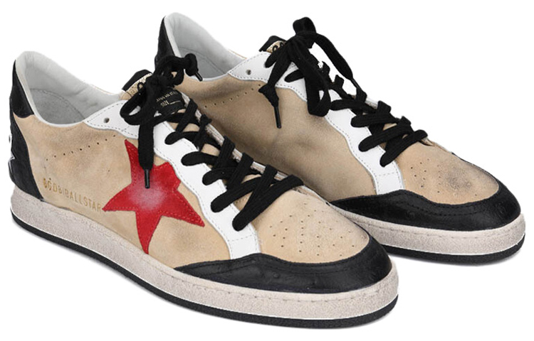 Golden Goose Super-Star 'Red Star Cream Distressed' 圖 3