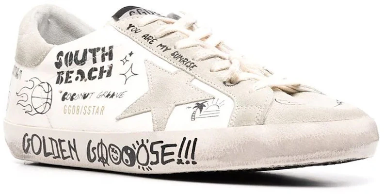 Golden Goose Super-Star '白色时尚低帮鞋' GMF00101.F002647.10220 Lookbook Golden Goose Super-Star '白色时尚低帮鞋' GMF00101.F002647.10220