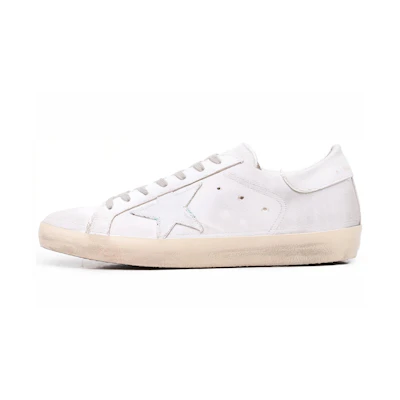 Golden Goose Super-Star 'White Low-Top Lace-Up'