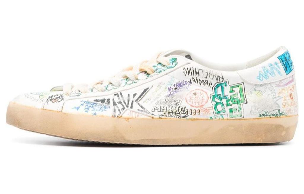 Golden Goose Super-Star Multicolor Graffiti 'White'