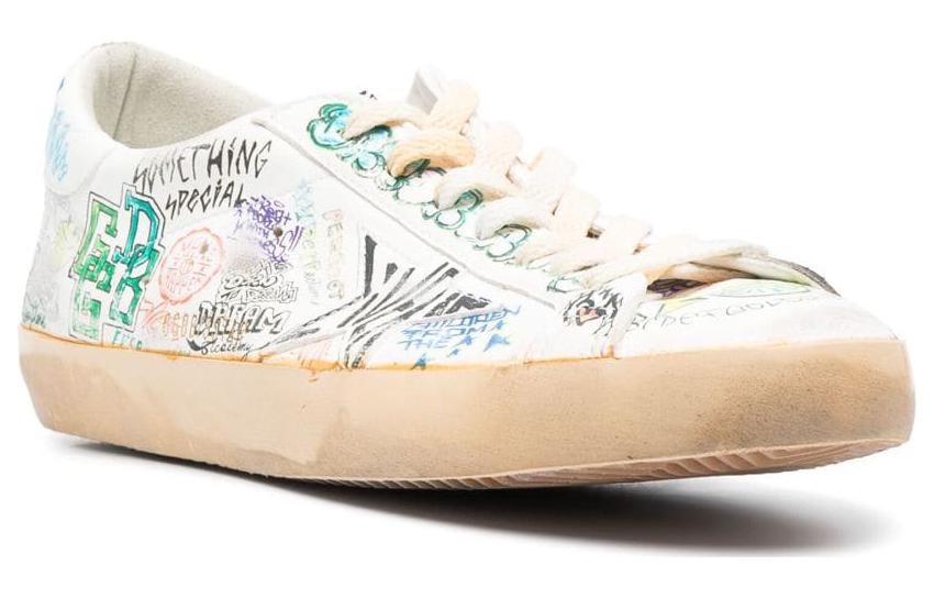 Golden Goose Super-Star Multicolor Graffiti 'White' 圖 2